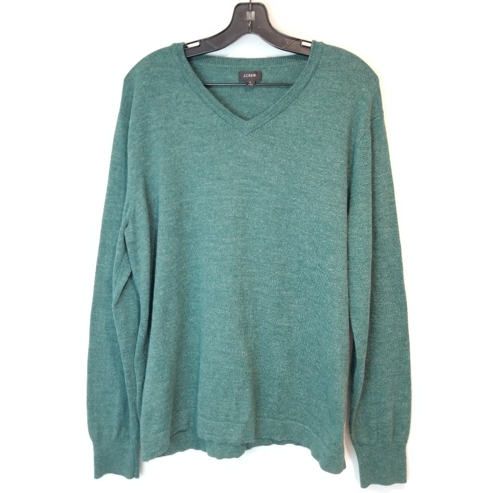 J. Crew Men's Sweater Green/Teal size L